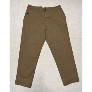 Zara Men’s Pants Size 32 Brown Chino Straight Leg Casual Dress Work Trousers